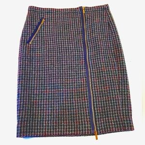 J CREW PLAID SKIRT SIZE 8